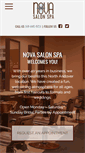 Mobile Screenshot of novasalonspa.com